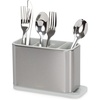 image:imageJoseph Joseph Surface Kitchen Sink Silverware Drainer Utensil Cutlery and Kitchen Gadgets Holder with Draining Base Stainless Steel Gray