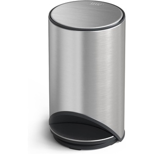 image:imageJoseph Joseph Arc 30L79 Slimline Pedal Bin with Easy Push Pedal Liner Pocket Odor Seal SoftClose Lid FingerprintProof Removable Inner Bucket Stainless SteelStainless Steel