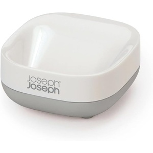 image:imageJoseph Joseph Bathroom Slim Compact Soap Dish Holder with NonSlip Base Matt BlackGreyWhite