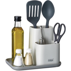 image:imageJoseph Joseph Duo Kitchen Counter Organizer Kitchen and Storage Organisation for Gadgets Utensils and Condiments GreyOneSize