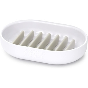 image:imageJoseph Joseph Duo QuickDrain Soap Dish Holder Soap Cup Tray Stand for Bathroom amp Kitchen White