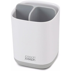 image:imageJoseph Joseph EasyStore  Toothbrush and Toothpaste Holder Caddy Bathroom Storage Countertop Organizer Large GreyWhiteGreyWhite
