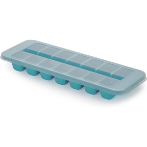 image:imageJoseph Joseph Flow  Easyfill Icecube Tray with Lid Stackable Large 14 cube capacity 2pack BlueSingle