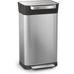 image:imageJoseph Joseph Intelligent Waste Titan Trash Can Compactor with Odor Filter Compacts up to 3x trash 30L79 Gallons Stainless SteelStainless Steel