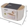 image:imageJoseph Joseph Bread Box with Removable Bamboo Cutting BoardWhite