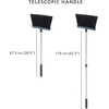 image:imageJoseph Joseph CleanStore WallMounted Adjustable Long Handle Broom Sweeper with DustShield Storage Indoor Sweeping Floor Brush with Soft Bristles and CombBroom