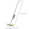 image:imageJoseph Joseph CleanTech 2in1 MultiSurface Spray Mop with Washable Microfiber Cleaning Pad amp SpotCleaning Abrasive Scrubber Wall Mounted for Easy StorageMop  Pad