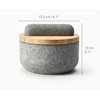 image:imageJoseph Joseph Dash Pestle amp Mortar Granite Set with Bamboo Lid Heavy Duty  Grey