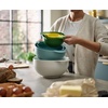 image:imageJoseph Joseph Duo 6Piece Compact Food Preparation Set with Mixing Bowls Measuring Cups and Colander Multicolour