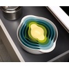 image:imageJoseph Joseph Duo 6Piece Compact Food Preparation Set with Mixing Bowls Measuring Cups and Colander Multicolour