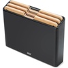 image:imageJoseph Joseph Folio 3Piece Premium Bamboo Cutting Board Set Slimline Stainless Steel Case for Organized Kitchen StorageBlack