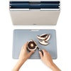 image:imageJoseph Joseph Folio 4Piece Colour coded Cutting Board Set Slimline case for organized Kitchen storage GraphiteBlueSilver