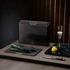 image:imageJoseph Joseph Folio 4Piece Colour coded Cutting Board Set Stainless Steel Slimline case for organized Kitchen storage Rose GoldRose Gold