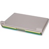 image:imageJoseph Joseph Folio 4Piece Multi Colour coded Cutting Board Set Slimline case for organized Kitchen storage SilverMulticolourSilver