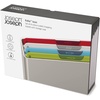 image:imageJoseph Joseph Folio 4Piece Multi Colour coded Cutting Board Set Slimline case for organized Kitchen storage SilverMulticolourSilver