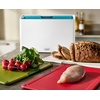 image:imageJoseph Joseph Folio 4Piece Multi Colour coded Cutting Board Set Slimline case for organized Kitchen storage SilverWhite