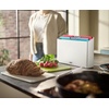 image:imageJoseph Joseph Folio 4Piece Multi Colour coded Cutting Board Set Slimline case for organized Kitchen storage SilverWhite