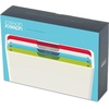 image:imageJoseph Joseph Folio 4Piece Multi Colour coded Cutting Board Set Slimline case for organized Kitchen storage SilverWhite
