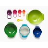 image:imageJoseph Joseph Nest 9 Plus 9 Piece Compact Food Preparation Set with Mixing Bowls Measuring Cups Sieve and Colander Stainless SteelMulticolour