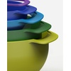 image:imageJoseph Joseph Nest 9 Plus 9 Piece Compact Food Preparation Set with Mixing Bowls Measuring Cups Sieve and Colander Stainless SteelMulticolour