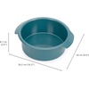 image:imageJoseph Joseph Nest Bake NonStick Round Cake Pan 9in Carbon Steel EasyPull Handles Stackable SpaceSaving Design 10Year GuaranteeCake