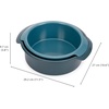 image:imageJoseph Joseph Nest Bake NonStick Round Cake Pan 9in Carbon Steel EasyPull Handles Stackable SpaceSaving Design 10Year GuaranteeCake