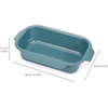 image:imageJoseph Joseph Nest Bake NonStick Round Cake Pan 9in Carbon Steel EasyPull Handles Stackable SpaceSaving Design 10Year GuaranteeLoaf