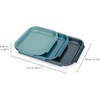 image:imageJoseph Joseph Nest Bake Small NonStick Baking Sheet Pan Carbon Steel Stackable SpaceSaving Design 10Year Guarantee 118 x 91Set of 3
