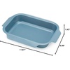 image:imageJoseph Joseph Nest Bakeware and Roasting Pan Set of 3 Stackable Oven Trays Carbon Steel Baking Pans with NonStick Coating EasyPull Handles Organized Kitchen StorageSingle Small