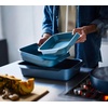 image:imageJoseph Joseph Nest Bakeware and Roasting Pan Set of 3 Stackable Oven Trays Carbon Steel Baking Pans with NonStick Coating EasyPull Handles Organized Kitchen StorageSingle Large