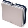 image:imageJoseph Joseph Nest Large 3Piece Color coded Cutting Board Set with Storage Stand Large  GreyGray