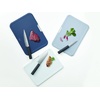 image:imageJoseph Joseph Nest Large 3Piece Color coded Cutting Board Set with Storage Stand Large  GreyGray