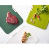 image:imageJoseph Joseph Nest Large 3Piece Color coded Cutting Board Set with Storage Stand Large  GreyGreen