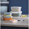 image:imageJoseph Joseph Nest Lock Plastic BPA Free Food Storage Container Set with Lockable Airtight Leakproof Lids 10Piece MultiColorBlue