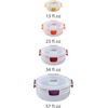 image:imageJoseph Joseph Nest Lock Plastic BPA Free Food Storage Container Set with Lockable Airtight Leakproof Lids 10Piece MultiColorBlue