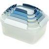 image:imageJoseph Joseph Nest Lock Plastic BPA Free Food Storage Container Set with Lockable Airtight Leakproof Lids 10Piece MultiColorBlue