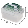image:imageJoseph Joseph Nest Lock Plastic BPA Free Food Storage Container Set with Lockable Airtight Leakproof Lids 10Piece MultiColorGreen