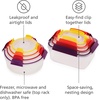 image:imageJoseph Joseph Nest Lock Plastic BPA Free Food Storage Container Set with Lockable Airtight Leakproof Lids 10Piece MultiColorMulticolor