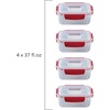 image:imageJoseph Joseph Nest Lock Plastic BPA Free Food Storage Container Set with Lockable Airtight Leakproof Lids 10Piece MultiColorRed