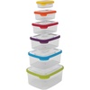 image:imageJoseph Joseph Nest Lock Plastic BPA Free Food Storage Container Set with Lockable Airtight Leakproof Lids 12Piece MultiColor12Piece