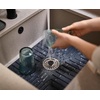 image:imageJoseph Joseph SinkShield Sink Saver Mat with Removable Draining Plug NonSlip Quick Drainage Large AnthraciteLarge