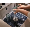image:imageJoseph Joseph SinkShield Sink Saver Mat with Removable Draining Plug NonSlip Quick Drainage Large AnthraciteRegular
