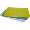 image:imageJoseph Joseph Duo Set of 3 DoubleSided Colour Coded Chopping Board Mat Set Flexible Easy to Store DishwasherSafe  Opal