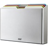 image:imageJoseph Joseph Folio 4Piece Colour coded Cutting Board Set Slimline case for organized Kitchen storage GraphiteGreenSilver