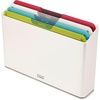 image:imageJoseph Joseph Folio 4Piece Multi Colour coded Cutting Board Set Slimline case for organized Kitchen storage SilverWhite