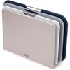 image:imageJoseph Joseph Nest Large 3Piece Color coded Cutting Board Set with Storage Stand Large  GreyGray