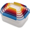 image:imageJoseph Joseph Nest Lock Plastic BPA Free Food Storage Container Set with Lockable Airtight Leakproof Lids 10Piece MultiColorMulticolor