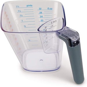 image:imageJoseph Joseph Align Angled 2Piece EasyRead Measuring Jug Set 1 x 1L 1 x 50ml Plastic White000