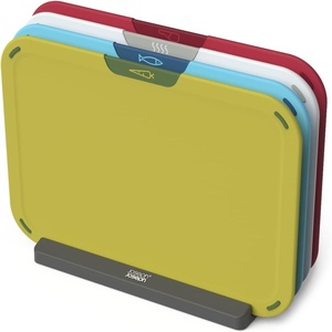 image:imageJoseph Joseph Duo Icon 4piece colour coded Cutting Board Set with Storage Stand Multicolour
