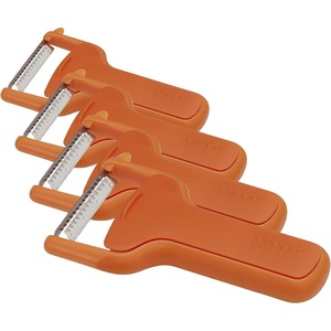 image:imageJoseph Joseph MultiPeel Straight Peeler Easy Grip Handles Stainless Steel Blade for Kitchen Vegetable Fruit GreenOne Size Pack of 4